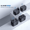 thumbnail image 3 of Uervoton Universal International Travel Adapter with USB Type C, Plug Adapter for All-in-One International Plug Adapter for USA EU UK AUS, 3 of 6