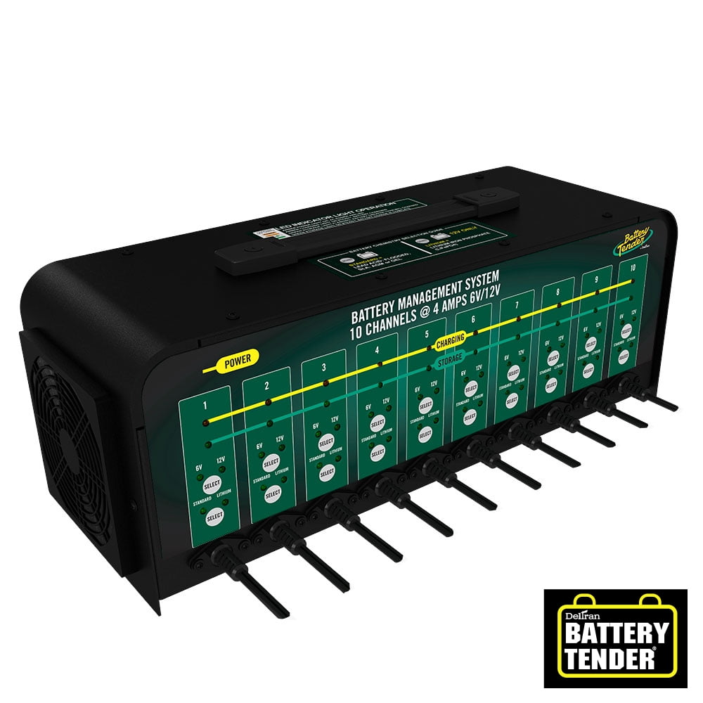 10-Bank Battery Charger