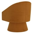 thumbnail image 3 of !nspire Modern Velvet Accent Chair - Tan, 3 of 6