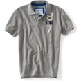thumbnail image 1 of Polo de rugby Aeropostale bordado para hombre, gris, extragrande, 1 of 1