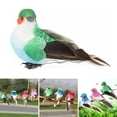 thumbnail image 7 of Chicmine Mini Fake Birds Artificial Feather Foam Bird Christmas Ornament Garden Decoration Miniature Gardening Fake Bird Xmas Tree Decoraation for Garden Branches Wedding Party Decoration, 7 of 7