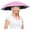 Pink, variant on Fishing Umbrella Hat for Adults,Adjustable Headband,Lightweight Design with 8-Rib Frame for Sun & Light Rain,Fishing,Gardening & Outdoor Activities