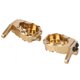 thumbnail image 3 of Nudillo De Dirección De Coche RC, Soporte De Cubo De Coche RC, Latón Duradero Para 1/10 RC Car RC Truck Vehículo De Control Remoto Modelo De Coche RC OTVIAP Front Steering Knuckle, 3 of 8
