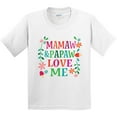 thumbnail image 3 of Inktastic Mamaw and Papaw Love Me Youth T-Shirt, 3 of 5