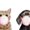 Two Bubble Gum Pets, variant on Elephant Stock Bubble Gum Funny Animals Wall Art - Horizontal Canvas Wall Art - Living Room Wall Decor - Humor Canvas - White And Black Decor - 12" x 8"