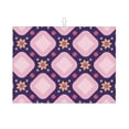 thumbnail image 1 of XMXY Dish Drying Mat for Kitchen Counter, Geometric Pink Flower Decoration Absorbent Coffee Cup Dishes Rack Drainer Mats, 18x24 Inches, 1 of 9