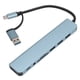 thumbnail image 1 of 8 EN 1 USB C HUB, Hasta 104 Mbps Adaptador de Puerto Múltiple de Alta Velocidad USB 3.0 Transferencia de Datos Rápidos para el Teléfono, 1 of 7