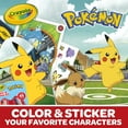 thumbnail image 2 of Crayola Pokemon Art Kit for Kids (45pcs), Coloring Book and Stickers, Travel Activity, Pokemon Toys & Gifts for Kids, 2 of 6