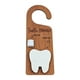thumbnail image 1 of Percha de madera para puerta para dientes, letrero decorativo, regalo alentador, placa de madera con ratón de dientes, 1 of 9