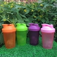thumbnail image 5 of Bouteille d'Eau Portable 400-500ml Shaker avec Fil d'Acier Inoxydable Fouet Boule, 5 of 5