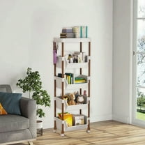 CQCYD under $5 3/4/5 Tier Rolling Cart Organizer, Plastic Rolling Cart with Wheels & Hooks, Lightweight Utility Cart Storage Cart for Nursery, Kitchen, Bathroom, Craft Room