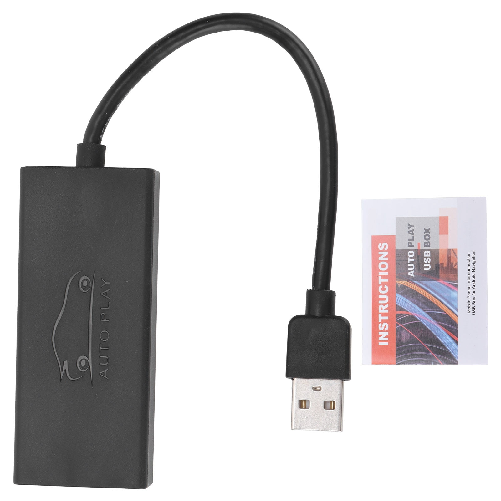 Wired Carplay Adapter, Black USB Dongle Adapter For Car Accessory