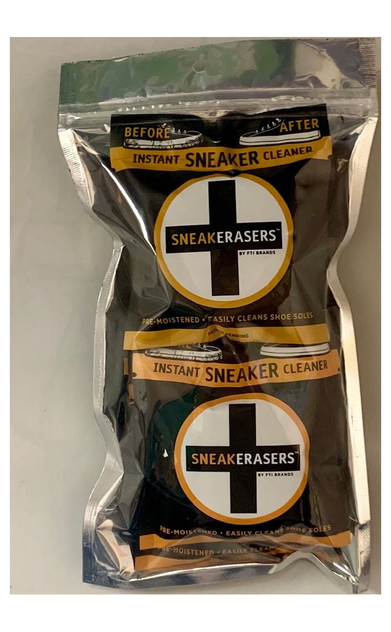 SneakERASERS Instant Sole and Sneaker Cleaner, Premium, Disposable