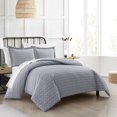 thumbnail image 5 of Blaine 2 or 3 Piece Duvet Cover Set Contemporary Two Tone Striped, 5 of 8