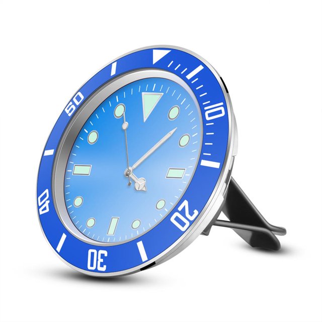 Kenally Reloj de cuarzo para automóvil, reloj de decoración para coche, adornos para Interior de vehículo con Clip de salida de aire acondicionado Automoción decorativa y accesorios No.1 Kenally VI008985-01