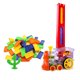 thumbnail image 3 of Tren Dominó Montessori Dominoes Bloques de ladrillo Colocación automática Domino Train Kits DIY Juguetes Hugtrwg libre de BPA, 3 of 9