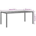 thumbnail image 4 of vidaXL 9 Piece Garden Dining Set with Cushions Black Poly Rattan, 4 of 5
