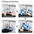 thumbnail image 5 of Yayeee Faucet Mat for Kitchen Sink 30" Diatomite Long Splash Guard Pad, Blue Pattern, 2 Pack, 5 of 7