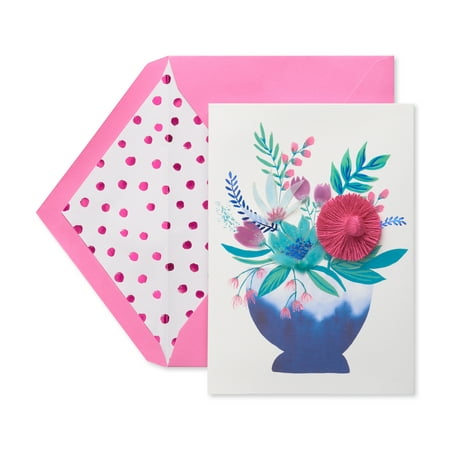American Greetings Premier So Grateful Floral Mother's Day Greeting Card with Glitter
