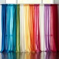 thumbnail image 3 of Window Sheer Curtains 2 Panels Voile Light Filtering Sheer Curtain Panel Drapes Treatment for Bedroom Living Room Children Room Kitchen Yard, 3 of 6