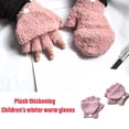 thumbnail image 3 of Qarigey 1 par de manoplas para niños Guante de manopla convertible para mantener el calor Manoplas para niños pequeños Guantes sin dedos Type3 NO3, 3 of 6