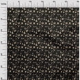 thumbnail image 2 of oneOone Polyester Lycra Black Fabric Florals Craft Projects Decor Fabric Printed By The Yard 56 Inch Wide, 2 of 5