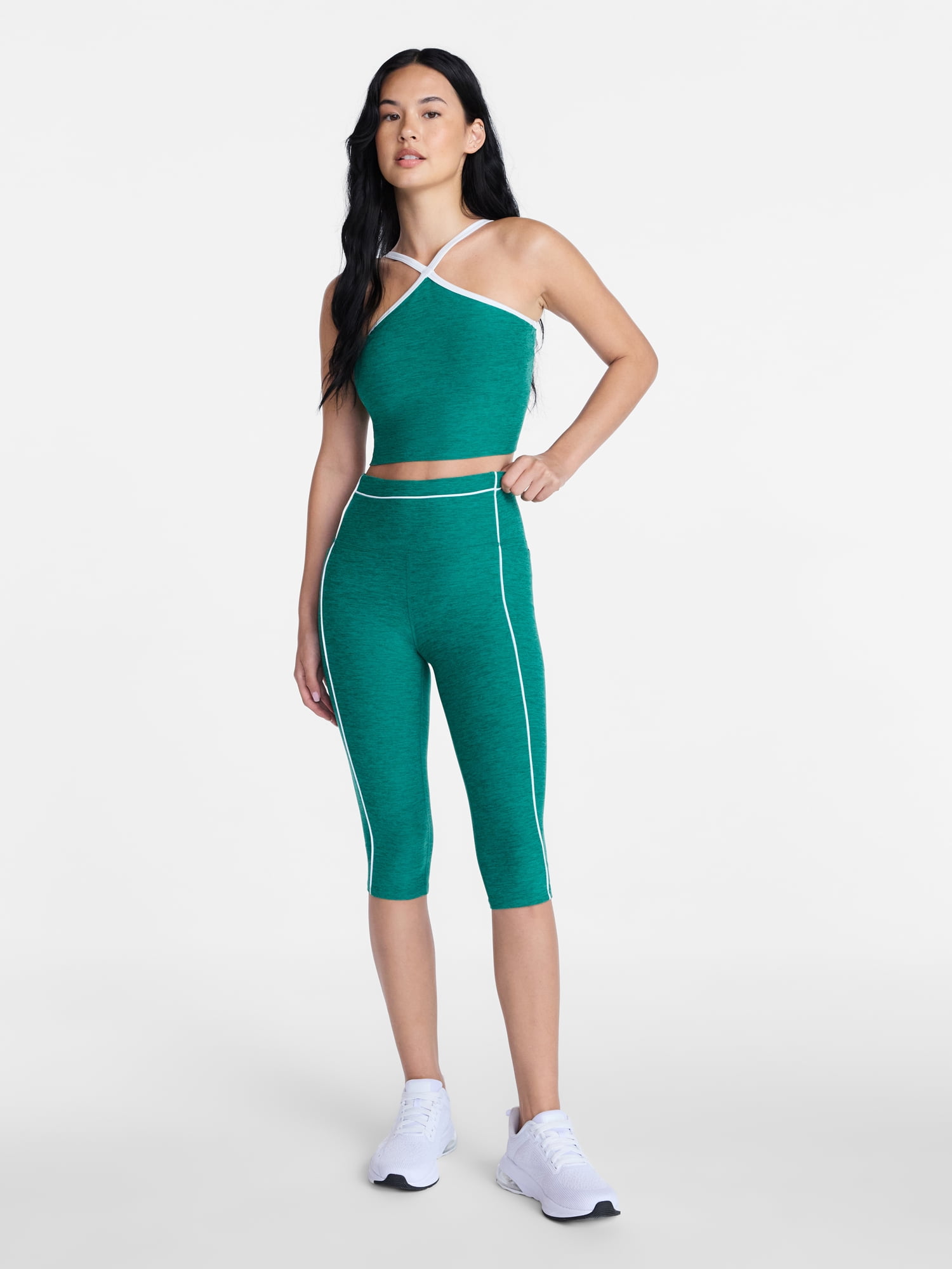 Athletic Works Women's ButterCore Capris, Sizes XS-4X