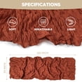 thumbnail image 5 of Sm:)e Boho Terracotta Gauze Cheesecloth Table Runner 35x120 Inch, Multi-Purpose Decor for Kitchen Dining Wedding Holiday Party, 5 of 5