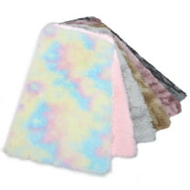 59.84 x 95.67 inch Soft Area Rug, Non-Slip Fluffy Tie-Dyed Fuzzy Indoor Rugs for Living Room Bedroom Kids Playroom Nursery Decor, Pink