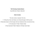 thumbnail image 2 of Black O-Ring Drive Chain & Sprockets Kit for Yamaha Blaster 200 YFS200 1988-06, 2 of 2