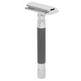 thumbnail image 3 of Double Edge  , Precise Shaving Zinc Alloy Knob Type Cutter Head Washable Manual    For Daily Beard Care Black, 3 of 8