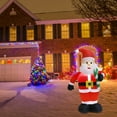 thumbnail image 3 of Papá Noel Inflable ANGGREK de Poliéster 12m Impermeable para Jardín, 3 of 8