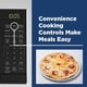thumbnail image 5 of GE GCST09N1WWW - Horno de microondas blanco, capacidad de 900 W, esenciales de cocina para encimera o recámara, 0,9 Cu. tartas, 5 of 5