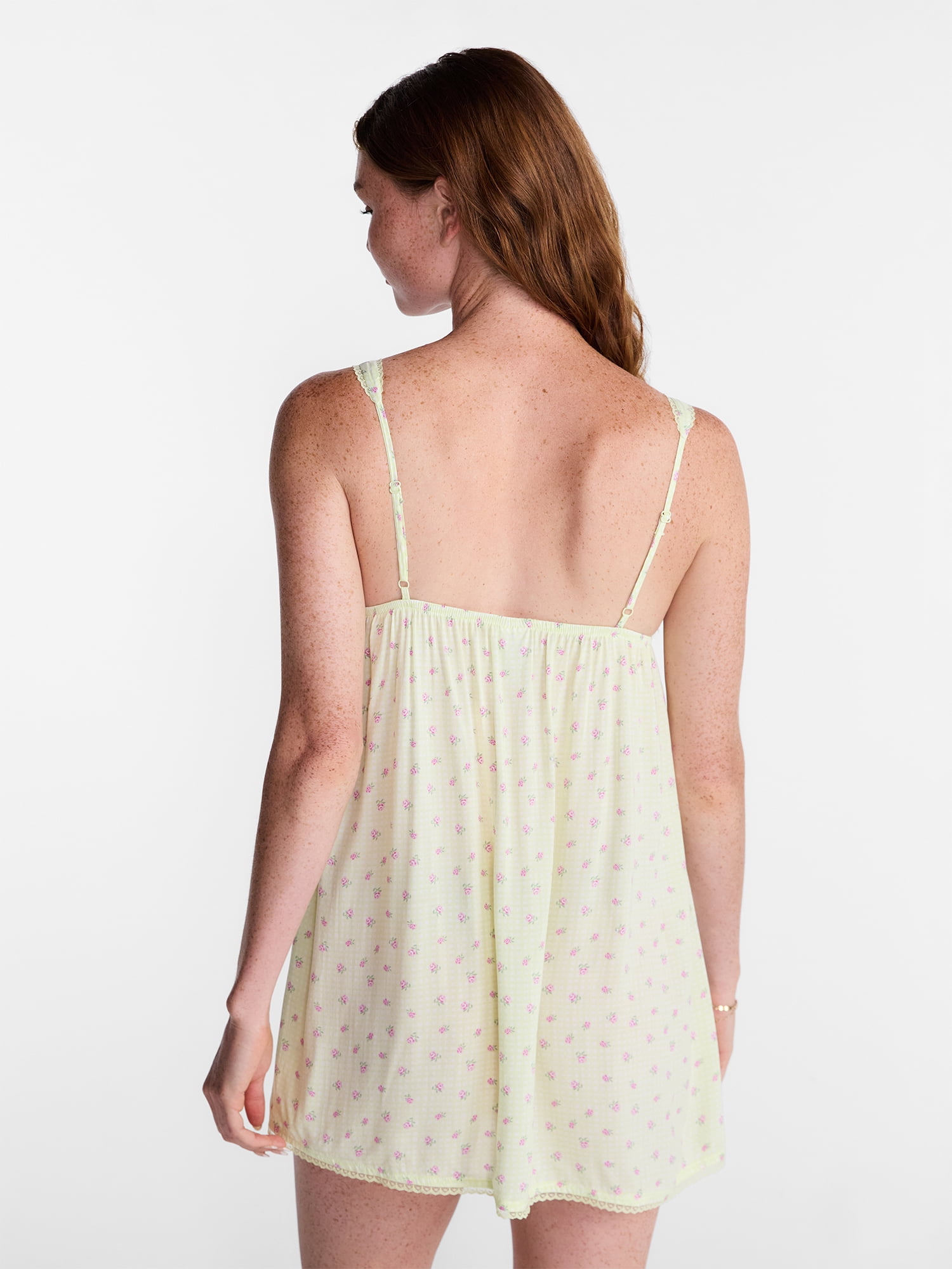 No Boundaries Woven Sleep Dress, Women's XXS-XXL
