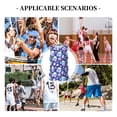 thumbnail image 6 of Honeii crystal Skull flower leaf print basktball shirt for men and women, Unisex basketball jersey for Theme party-Medium, 6 of 6