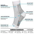thumbnail image 3 of Soothe Socks Neuropathy Compression Ankle Arch Support Protection Pain Relief Socks-hyj, 3 of 5