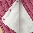 thumbnail image 4 of AUNVITO Mature Women's Thermal Fleece-Lined Quilted Vest with Fleece Collar, Lightweight Padded Sleeveless Jacket for Winter, Windproof Nylon Spandex Outerwear 450g, 4 of 8