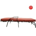 thumbnail image 6 of Kozyard Maya Outdoor Steel Polyester Chaise Lounge ( Terracotta Red), 6 of 7