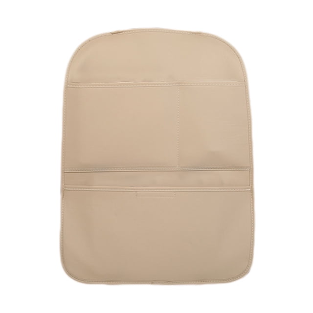 P-050 Beige Universal Car Seat Back Avoid Kick Pad Rear Seat Protection Interior Dirt Protection Cover #4Z3Zx