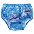 thumbnail image 3 of Hudson Baby Infant and Toddler Unisex Swim Diapers, Coral Reef Dolphin, 3 Toddler, 3 of 4