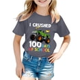 thumbnail image 2 of Girls Tshirts Packs Size 10-12 Casual Summer Tops Short Sleeve Basic Layering Tee Classic Fit Back To School Birthday Casual Summer Tops, 2 of 4