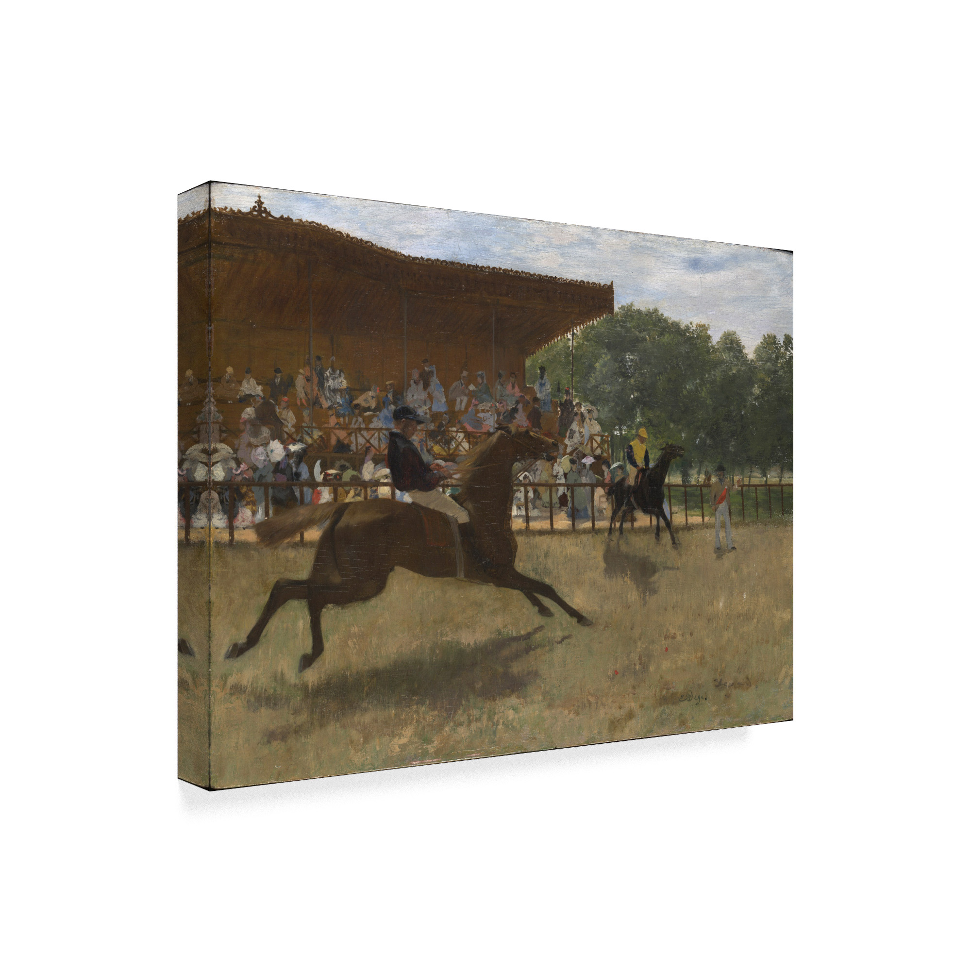 Trademark Fine Art 'The False Start' Canvas Art by Edgar Degas
