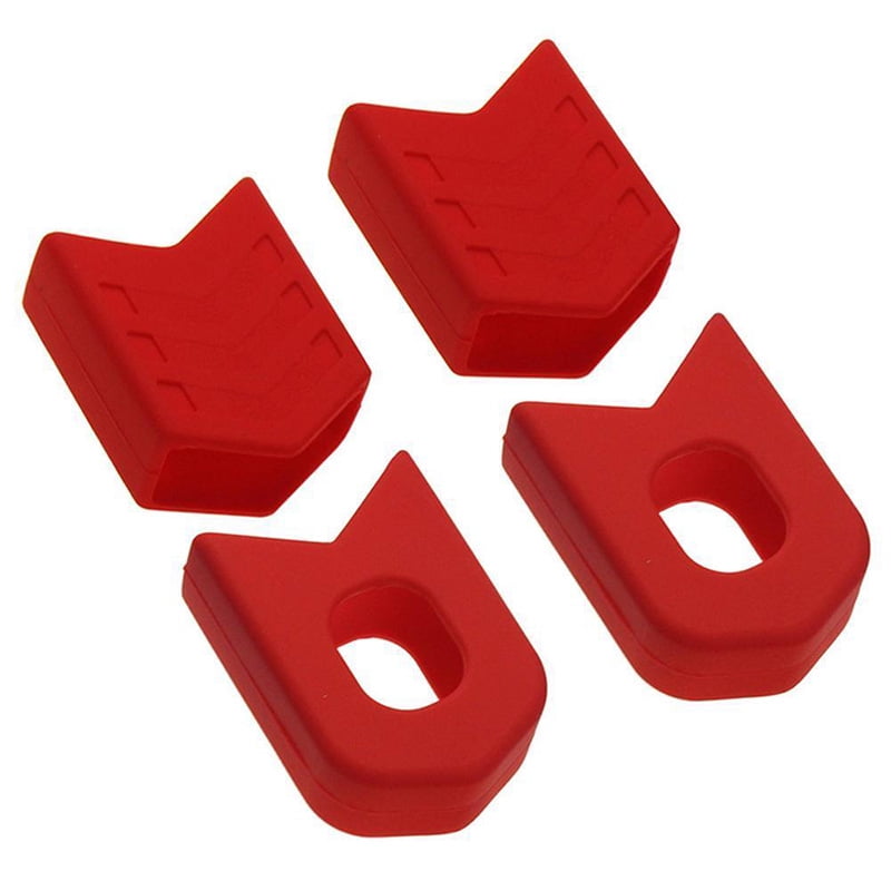 4PCS Bike Bicycle Crank Protector Arm Boots Silicone Bike MTB Crankset Protector