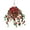 Red, variant on Artificial Geranium Flower in Hanging Basket,12 inch Coconut Lining Hanging Basket with Artificial Vine Begonia Plants for The Decoration of Outdoor and Indoor(Pink)