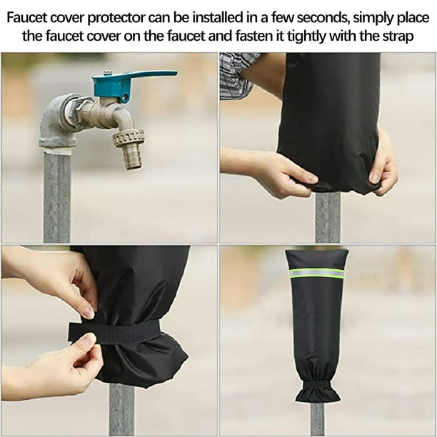 Couvercle de robinet extérieur Protection contre le gel du robinet pour  robinet Chaussettes de robinet extérieur pour l'hiver à l'extérieur 