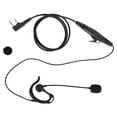 thumbnail image 1 of Auriculares Walkie Talkie con micrófono Stick micrófono PTT avanzado cabezal K reemplazo Universal para Baofeng, 1 of 5