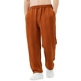 thumbnail image 3 of LIBRCLO Mens Sweatpants Elastic Waist and Bottom Pants Casual Breathable Trousers with Pockets and Drawstring, 3 of 8
