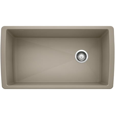 Blanco DIAMOND Super Single Bowl SILGRANIT Sink Truffle
