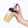 thumbnail image 3 of Agarres Ensalada Coctelera Botella Contenedor Manual Universal Salsas Mezclador Mezclador De Jugo Botella Fácil Verter Resistente A Derrames - Negro,11 Feliz Sencillez, 3 of 5