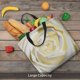 thumbnail image 5 of Fotbe White Rose Bolsa Tote con Estampado para Mujer, Bolsos con Cremallera, Bolsa de Hombro Casual de Gran Capacidad con Bolsillos Internos, 5 of 7